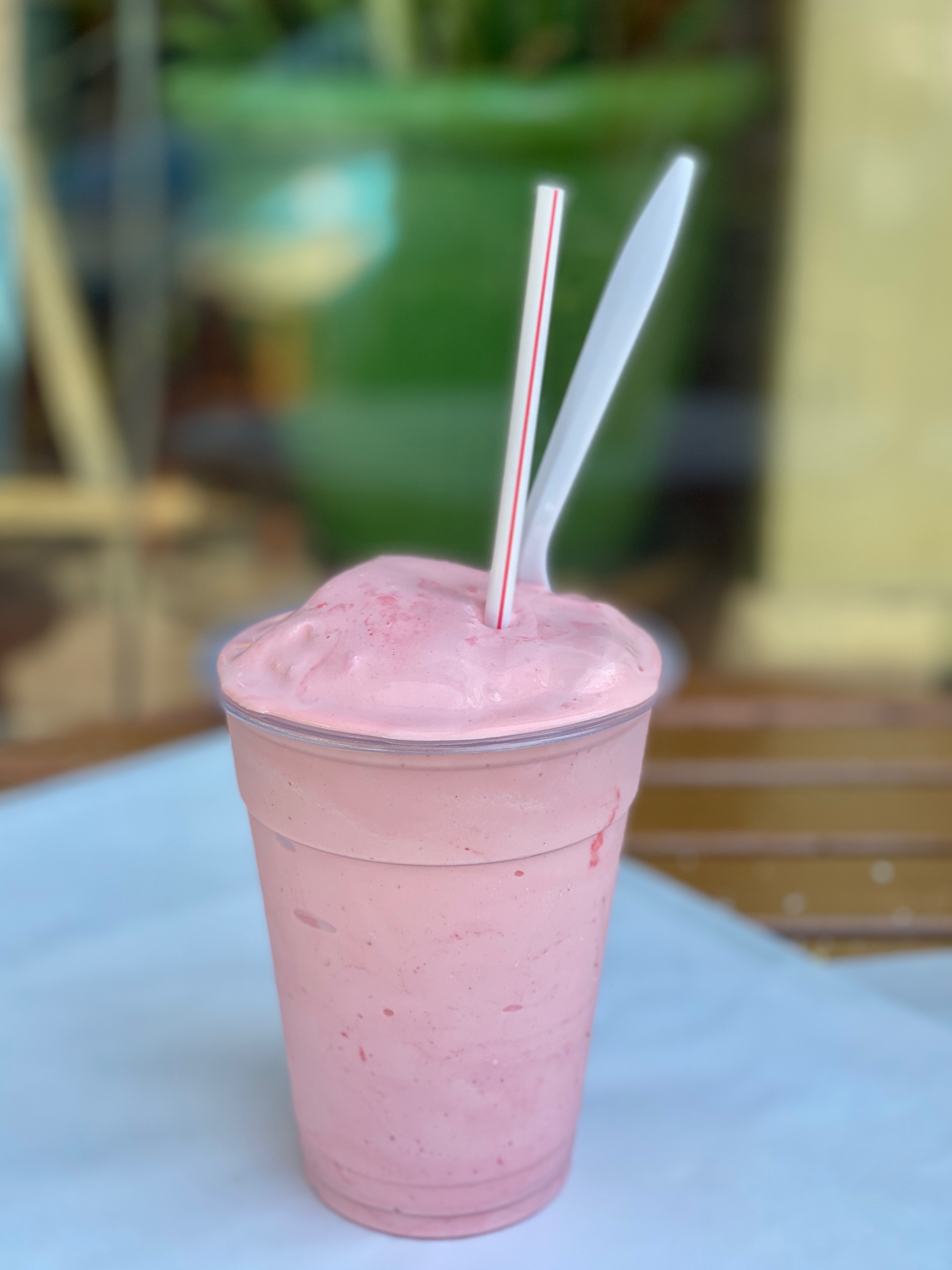 An old-fashioned milkshake